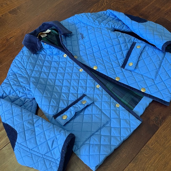 TBBC Caldwell Quilted Coat Blue- sz 6 - Picture 2 of 5